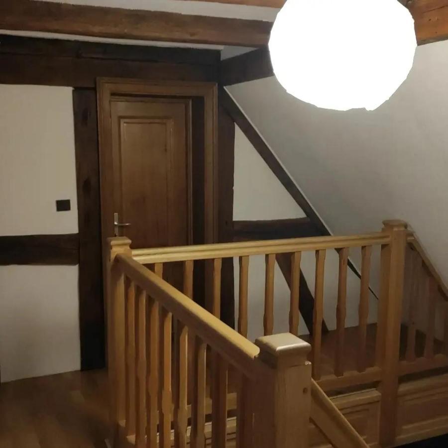 Gite Au Petit Ruisseau-Etage Et Combles-Maison Alsacienne 4 Personnes 4 Nuitees Minimum Langensoultzbach Bagian luar foto
